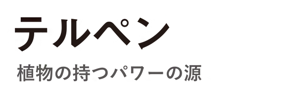 テルペン 植物の持つパワーの源